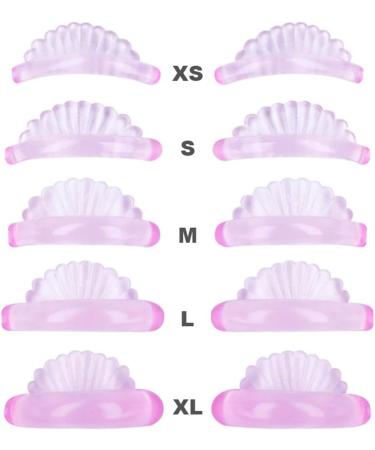 Uitseld Eyelash Pads - Lash Lift Curler Pad 5 Pair | Reusable Soft yelash Lifting Tools Eyelash Separator Tool Sticky Curler Balm Lifter Roller - Buy Online on GoSupps.com