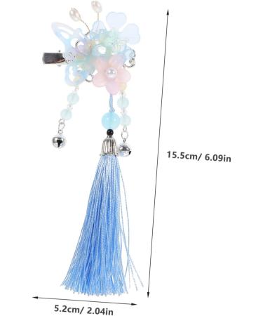 MAGICLULU 1 Pair Butterfly Hair Clip Hair Clips for Wedding Chinese Hair Clips Hanfu Hair Accessories Hair Clips for Teen Barrettes for Women Bride Nylon The Bell Temperament - Buy Online on GoSupps.com