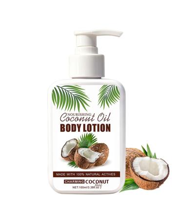 CLY AMS Coconut Oil Body Lotion for Dry Skin Hand & Body Cream Moisturizer Hydrates Dry Skin Instantly Lightweight for Women & Men