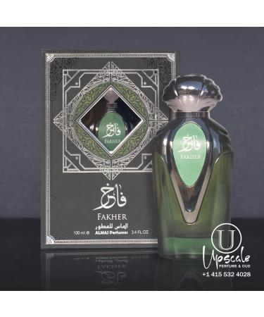 Almas Perfumes Fakher Eau De Parfum Spray - Sweet Smelling Spray - 3.4 Fl Oz (100 ml) - Long-Lasting Aroma - Luxurious Scent of Arabia for Men - Buy Online on GoSupps.com