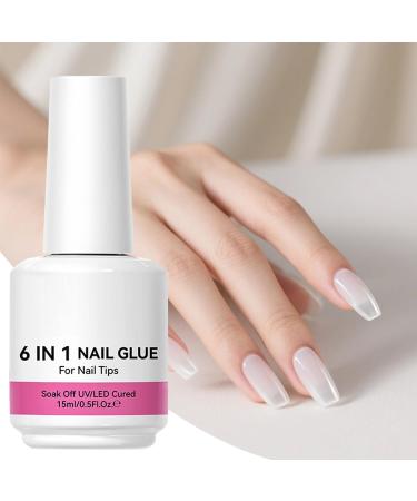  szaluyk Nail gel nail builder gel manicure glue 6 in 1 prolonged strengthening and shaping adhesive base coat for beginner girls and women - Buy Online on GoSupps.com
