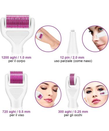 Zitfri 6-in-1 Derma Roller - Microneedling Tool for Body & Facial Care | Anti-Wrinkles Scars and Acne Treatment - Buy Online on GoSupps.com