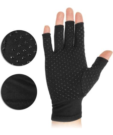 Fabater Half Finger Bike Gloves for Men Elastic Compression Arthritis Gloves Anti-Slip Daily Health Care for Mountaineering International Shipping Available - Buy Online on GoSupps.com