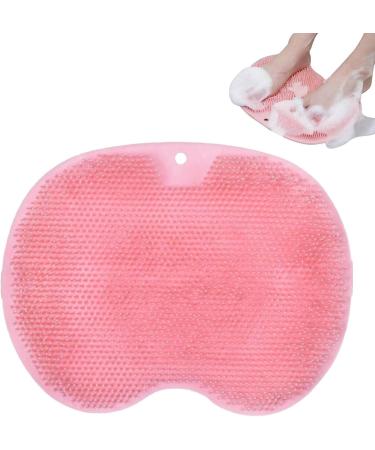 Eastuy Silicone Foot Scrubber & Back Massager | Non-Slip Shower Bath Brush with Suction Cup | Gentle Cleaning Tool for Women - Easy to Clean Red - Buy Online on GoSupps.com