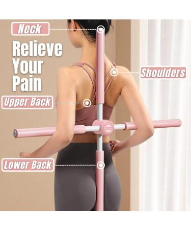 Yoga Sticks Stretching Tool for Posture Correction - Back Stretch Bar Posture Stick for Improved Posture - Yoga Stick for Back Alignment and Flexibility - Buy Online on GoSupps.com