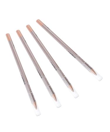 Mipcase 4pcs Concealer Pen Makeup Concealer for Face Highlighter Stick Wooden Makeup Concealer Stick Make up 1 ml (Pack of 1) Ivory