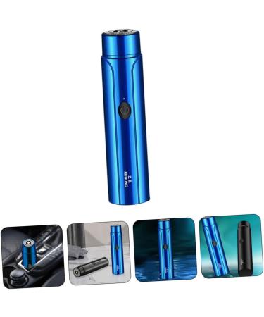 PopetPop Electrical Razors for Men | Durable Lightweight Household Razor | Perfect for Daily Use & Travel - 10.6x2.6cm Blue - Buy Online on GoSupps.com