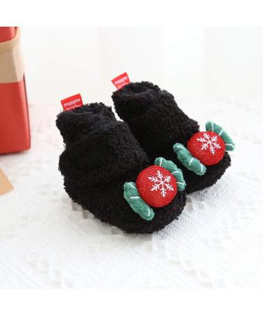 Matt Keely Baby Boys Girls Anti-Slip Soft Sole Winter Booties 6-12 Months - Black Style 3 - Buy Online on GoSupps.com