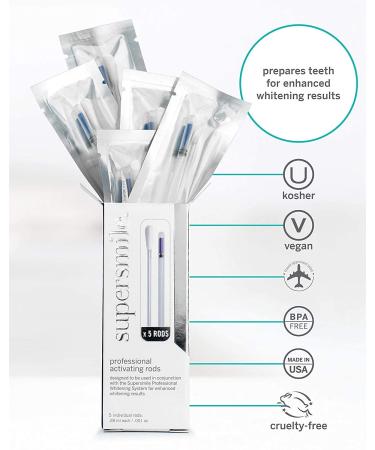 Supersmile Professional Activating Rods 5 Count - Teeth Whitening Treatment - Buy Online on GoSupps.com