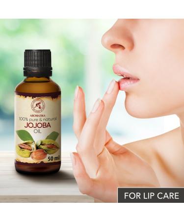 Pure Cold-Pressed Jojoba Oil 50ml - Natural Carrier Oil from Argentina for Skin & Hair Care - Simmondsia Chinensis - Buy Online on GoSupps.com