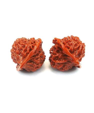 Togepp 2 pieces of walnut exercise balls acupuncture massage health handballs walnut massage ball Chinese handballs toys for hand therapy accessories