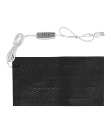 Fyearfly Heating Pad Temperature Regulating Heating Pad 4 Speed USB Power Waterproof Electric Cloth Heater DC5V(15x30cm)