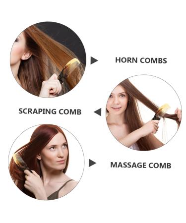Plafope 3-Piece Phoenix Horn Comb Set | Natural Oxenhorn Hair Crests for Smooth Hair & Scalp Massage | Multi-Purpose Women s Comb - Buy Online on GoSupps.com