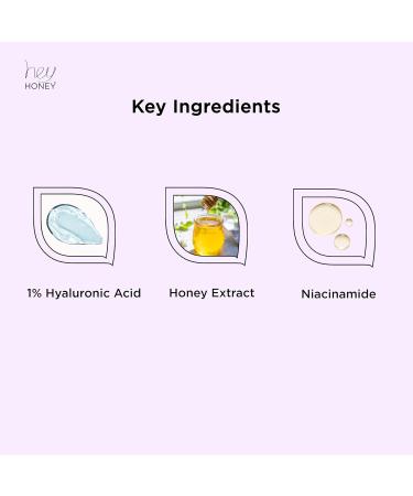 Hey Honey Multi Humectant Firming Serum: 1% Hyaluronic Acid Urea Lactic Acid & Honey Complex for Deep Hydration Plumping & Skin Barrier Support | 20 mL / 0.68 fl oz - Buy Online on GoSupps.com