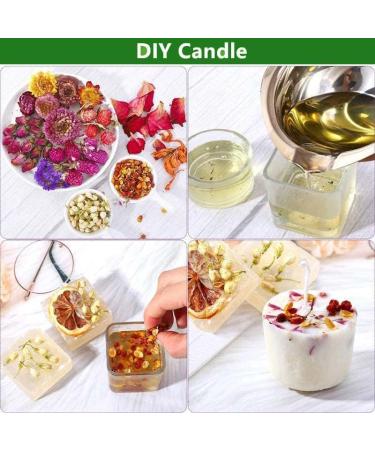 Organic Dried Flowers 9-Pack for Candle & Soap Making, Tea, Baking, DIY Beauty - Lavender, Roseleaf, Red Rose, Jasmine - Gluten-Free, Non-GMO, Caffeine-Free - 0.35oz per Bag (Bwa0038) - Buy Online on GoSupps.com