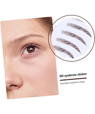 FOMIYES 12 Pcs Eyebrow Stickers Decal Stickers Tool Stickers 6d Hair Eyebrows Eyebrow Tool 3d Mold Transport - Buy Online on GoSupps.com