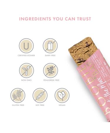 Boobie Bar Superfood Lactation Bars - Fenugreek-Free, Gluten-Free, Dairy-Free, Vegan Snacks for Increased Milk Supply - Oatmeal Chocolate Chip (1.7oz, 6 Count) - Buy Online on GoSupps.com