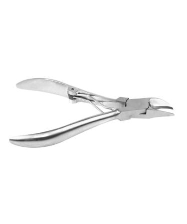 Windfulogo Toenail Nipple Nail Clippers Sharp Precise Non-Slip Grip for Thick or Ingrown Toenails Silver