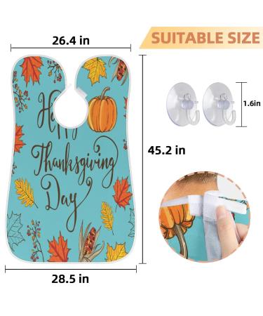 Thanksgiving Beard Bib Apron | Waterproof Hair Catcher for Men | Perfect Grooming Gift - Buy Online on GoSupps.com