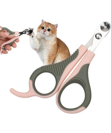 Dog Nail Clippers Avoid Overcutting Pet Non-slip Handles Pet Supplies Nail Clippers for Small Dogs Nail Clippers for Small A Grey Pink - Buy Online on GoSupps.com