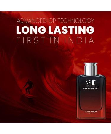 Manhattan Hills Luxury Perfume for Sophisticated Men Long Lasting EDP - 1 Pack (100ml) - Buy Online on GoSupps.com