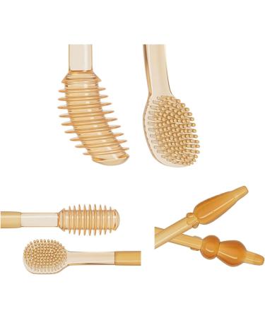 Baby Training Toothbrush Soft Silicone Brush Head Toothbrush for Infants Toddler Toothbrush Silicone Tongue Brush Dental Care for 0-18 Months Baby Xiaoyaoyou - Buy Online on GoSupps.com