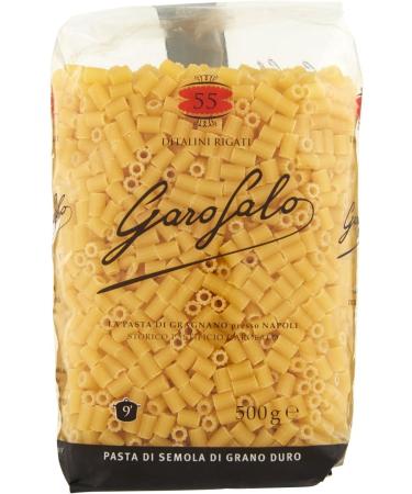Garofalo Garofalo Pasta di Gragnano IGP Ditalini Rigati No. 55 Short Pasta 100% Neapolitan Pack of 10 500 g