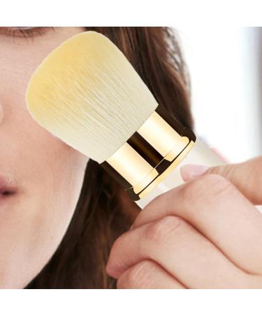 Retractable Makeup Brush Travel Telescopic Cosmetics Brushes - Soft Face Makeup Brushes Beginner Friendly Powder Brush for Foundation White - Buy Online on GoSupps.com