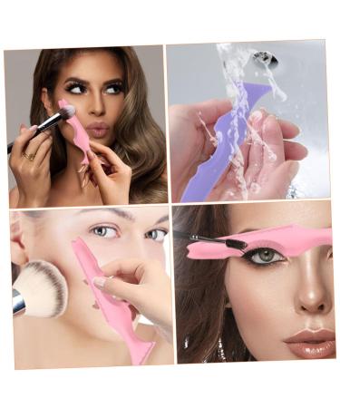 4 Pcs Silicone Beauty Ruler & Eyeliner Aid - Perfect Mascara & Eyebrow Applicator for Flawless Makeup | International Shipping - Buy Online on GoSupps.com