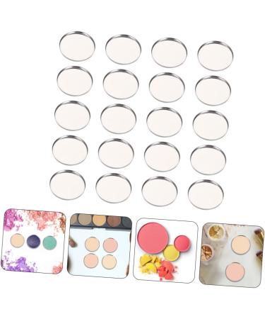 DOITOOL 200 Pcs Eye Shadow Disk Eyeshadow Empty Metal Pans Lipstick Diy Case Iron Plate Accessories Miss - Buy Online on GoSupps.com