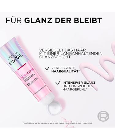 L'Or al Paris Elvital Glycolic Gloss Bundle | Shampoo Rinse & 5-Minute Hair Lamination for Shine & Quality - International Shipping Available - Buy Online on GoSupps.com