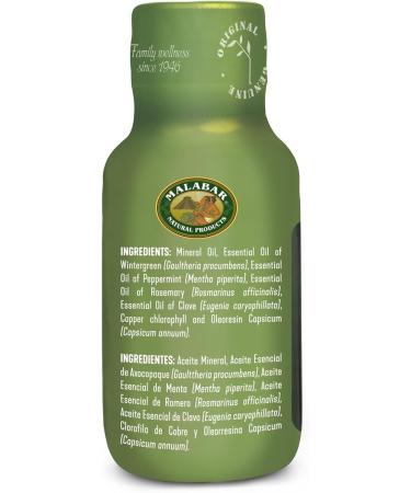 Greenside Malabar Oil 60mL - Natural Muscle Comfort Formula for Pain Relief - International Shipping - Buy Online on GoSupps.com