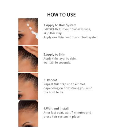 Wig Glue Invisible Lace Adhesive Glue Hair Replacement Bonding Glue For Wigs Toupee Systems Lace Hairpiece Hair Closure Strong Hold Waterproof Transparent Formulated For Oily Skin 1.3 Oz - Buy Online on GoSupps.com