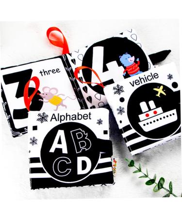 Abaodam 5ST Fabric Belly Book Game Set | Beautiful Toddler Fabric Books & Toys | Perfect Baby Book & Newborn Gift for Children - Buy Online on GoSupps.com