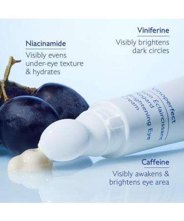 Caudalie Vinoperfect Dark Circle Brightening Caffeine Eye Cream with Niacinamide Fragrance Free - 15 mL - Buy Online on GoSupps.com