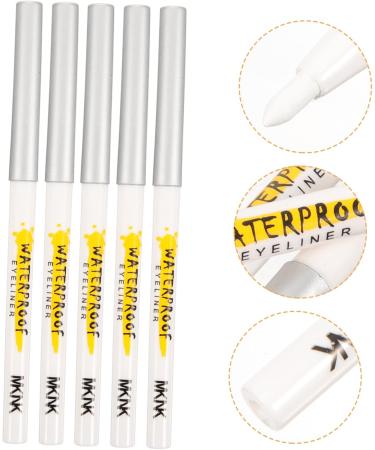 Baluue 15 Pcs White Lying Silkworm Pen Eye Shadow Pen Eye Brightening Highlighters White Eye Pencil Abs - Buy Online on GoSupps.com