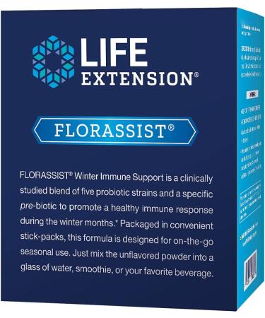 Life Extension FLORASSIST Winter Immune Support - 30 Stick Packs for Optimal Health - Buy Online on GoSupps.com