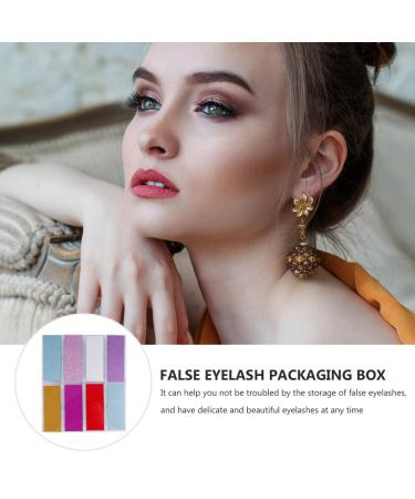 Buy Lurrose 8pc Glitter Eyelash Storage Boxes - Empty Lash Holders for False Eyelashes | International Shipping Available - Buy Online on GoSupps.com