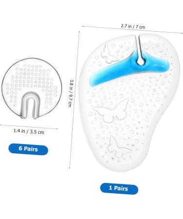 Gel Toe Cushions Pad - 7 Pairs Gel Toe Protectors for Comfort & Relief | Forefoot & Sandal Protectors - Shop Worldwide - Buy Online on GoSupps.com