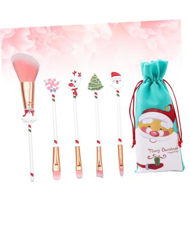 FRCOLOR 6pcs Christmas Beauty Kit for Girlfriend | Mini Makeup & Toiletry Bag | Travel Cosmetic Brush Set - Buy Online on GoSupps.com
