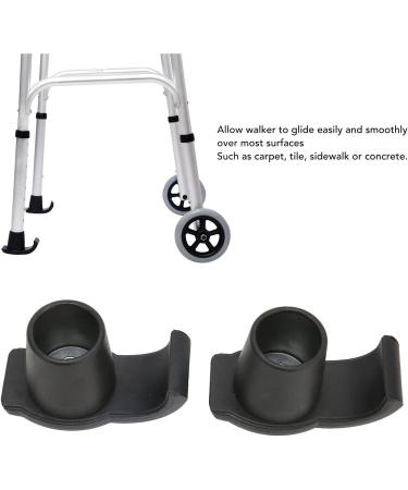 1 Pair Rubber Walker Ski Glides Coaster Wheels Foot Slide Glide Anti Anti Slider Walker Skis Glide Ski Glides Pads - Buy Online on GoSupps.com