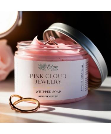 Jewelry Whipped Soap Body Wash Shower Bath & Shave Cream RING REVEAL inside! (Pink Cloud) - Buy Online on GoSupps.com