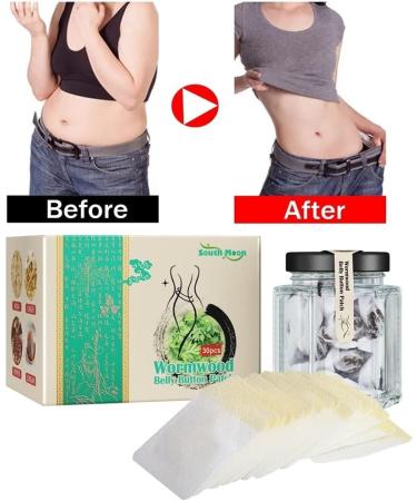 Moxibustion Belly Button Patch Natural Herbal Abdomen Waist Path(30Pcs/Box) (Color : 1pcs) - Buy Online on GoSupps.com