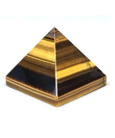 Natural Crystal Rough Natural Crystal Gemstone Pyramid Healing Tiger Eyes Stone Pyramid for Home Decoration