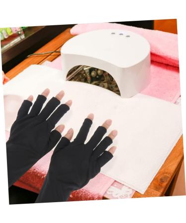 POPETPOP 3 Pairs Nail Gloves Fingerless Gloves Sun Gloves Protective Gloves for Gel Nails Manicure Uv Gloves Fingerless Uv Gloves Women's Polyester Short Nail Polish - Buy Online on GoSupps.com