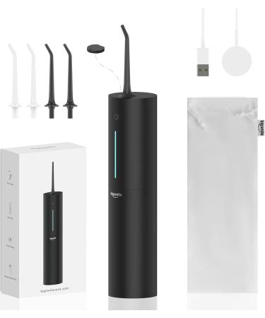 Bigsmile Black Mini Water Flosser - Cordless Oral Irrigator for Kids Travel & Sensitive Gums - Dentist Recommended - Buy Online on GoSupps.com