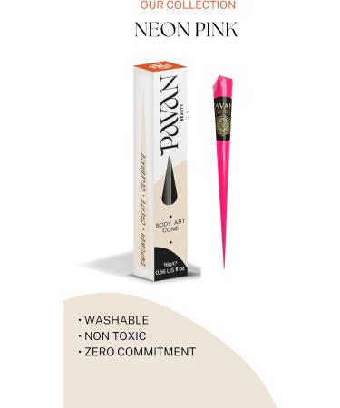 Pink Neon Henna single cone - Buy Online on GoSupps.com