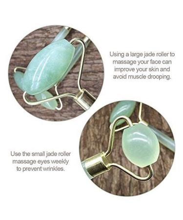 Jade Roller & Gua Sha Plate - Facial Massage Tool for Anti-Aging Puffiness Relief and Skin Rejuvenation | Shop Internationally - Buy Online on GoSupps.com