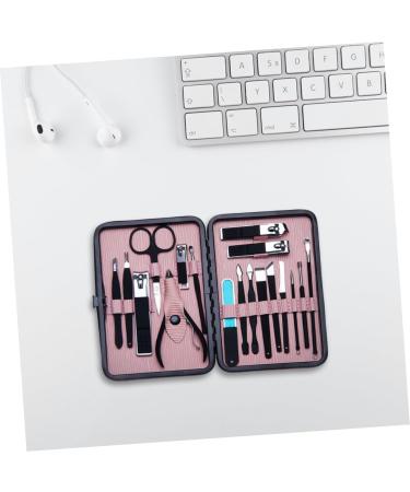 Ipetboom 1 Nail Set Nail Grooming Kit Nail Tools for Nail Art Nail Scraper Nail Stamping Polish Thick Nail Trimmer Nail Kits Cuticle Stainless Steel Pink Spatula Cosmetic - Buy Online on GoSupps.com