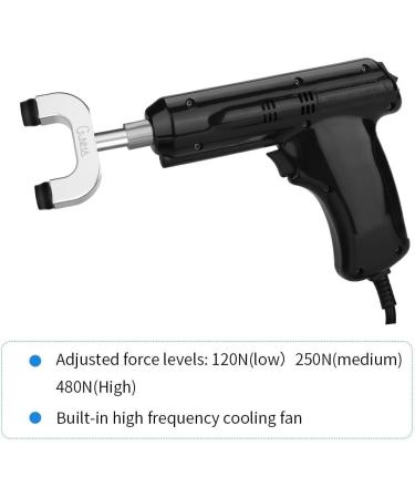 Spine Massage Device - Chiropractic Tool with 4 Massage Heads | Electric Spine Massage Gun for Women & Men (US Plug) | International Shipping Available - Buy Online on GoSupps.com